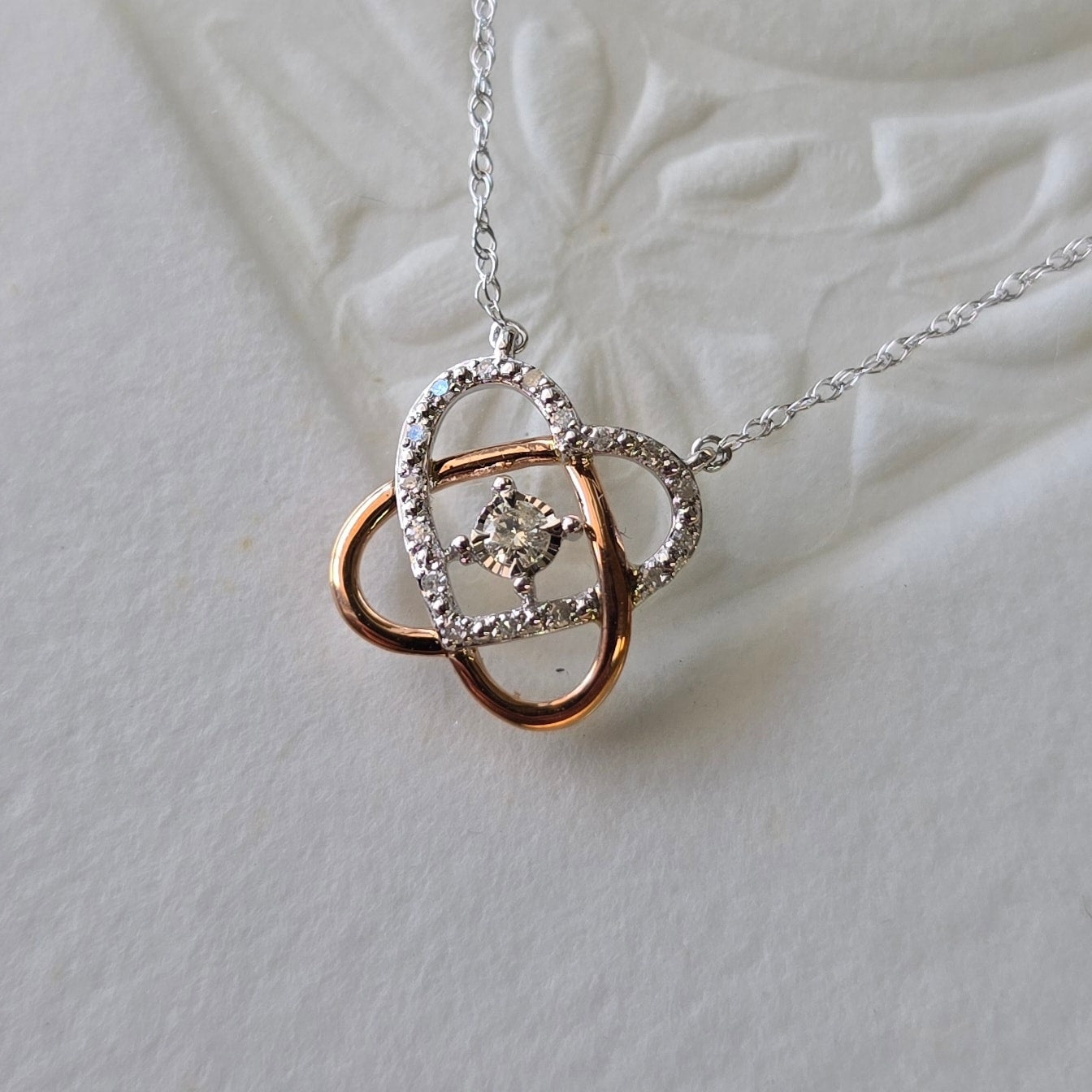 Dainty Lovers Knot Necklace