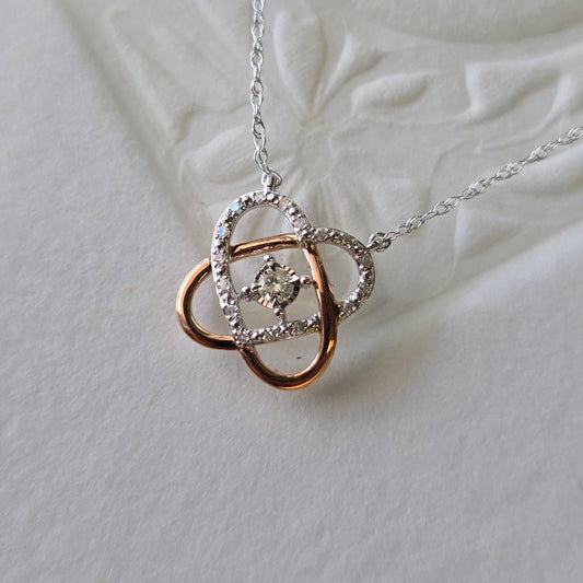 Dainty Lovers Knot Necklace