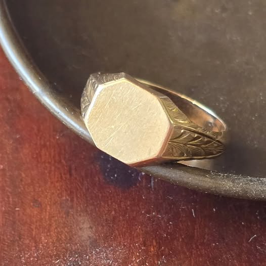 Octagonal Signet Ring